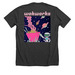 WOK ON x Alien Wok, a Dark Grey Heather Premium Unisex Tee (back-view)