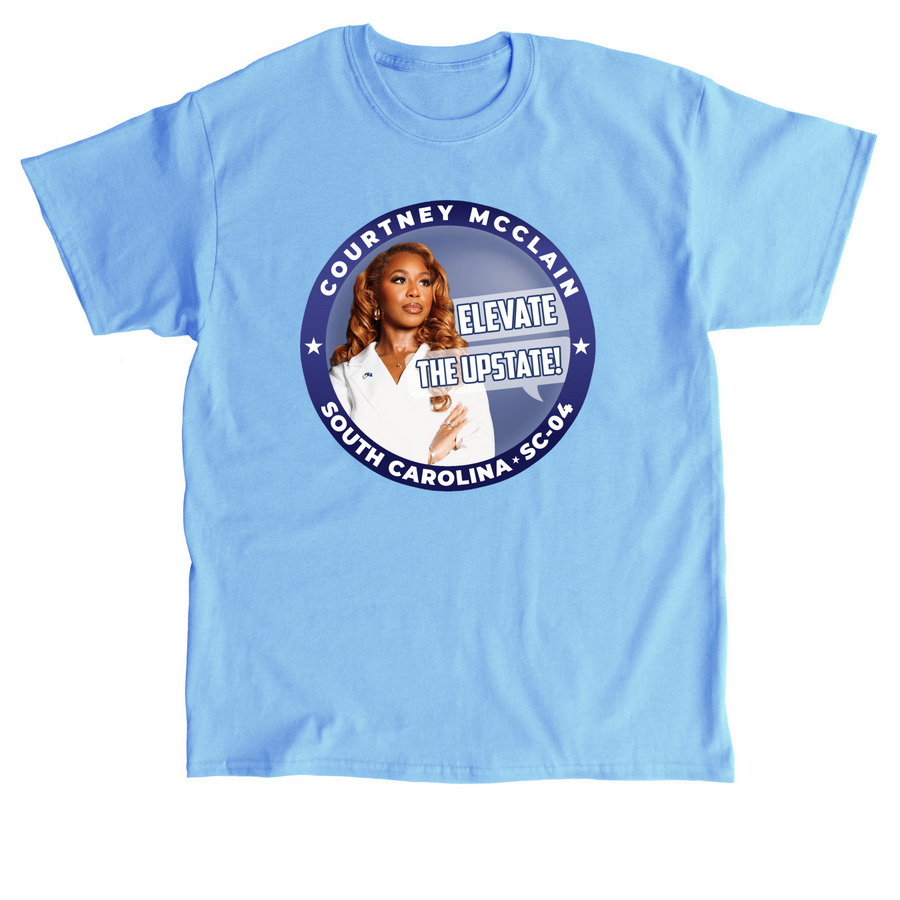 Elevate the Upstate Tee, a Carolina Blue Classic Unisex Tee
