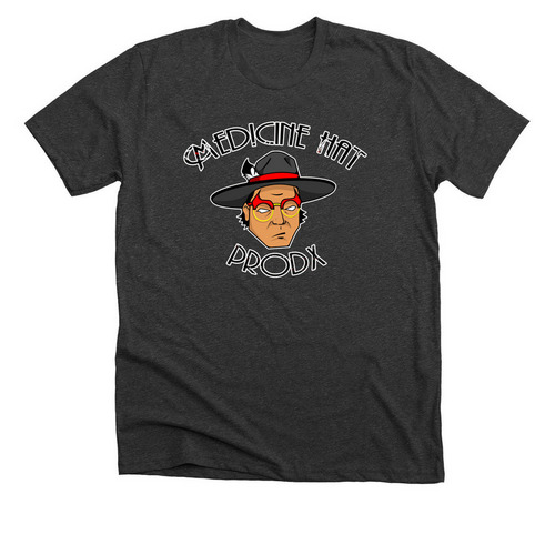 Medicine Hat Prodx, a Dark Grey Heather Premium Unisex Tee