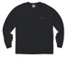 Pocket Print Tops, a Black Comfort Colors Long Sleeve Pocket Tee