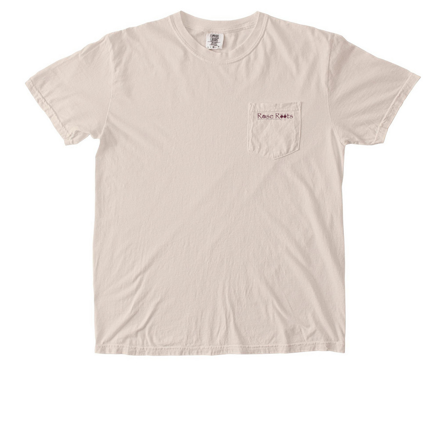 Pocket Print Tops, a Ivory Comfort Colors Pocket Tee