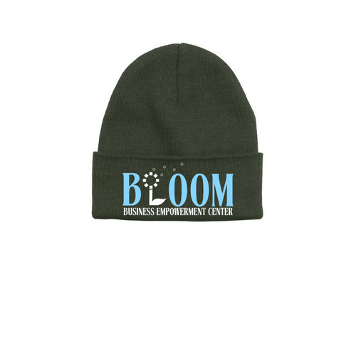 BLOOM, a Alpine Printed Base Camp Beanie