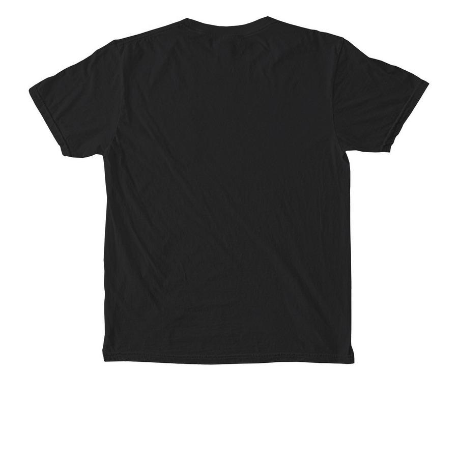 CRP Short Sleeve Shirt, a Black Comfort Colors Pocket Tee (back-view)