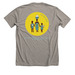 Spark2Shine Empowering Change, a Heather Stone Premium Unisex Tee (back-view)
