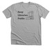 Keep Libraries Public, a Athletic Heather Premium Unisex Tee