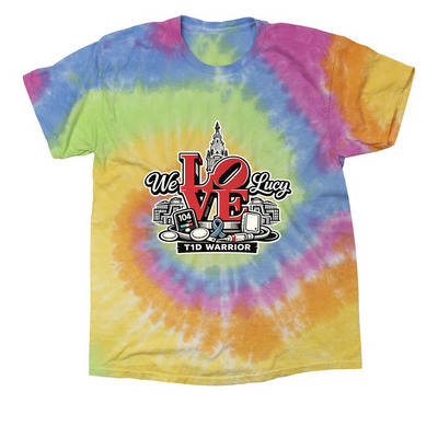 I Love Lucy, a Eternity Classic Tie Dye Tee