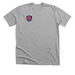 Red Rose Track Club crest, a Athletic Heather Premium Unisex Tee