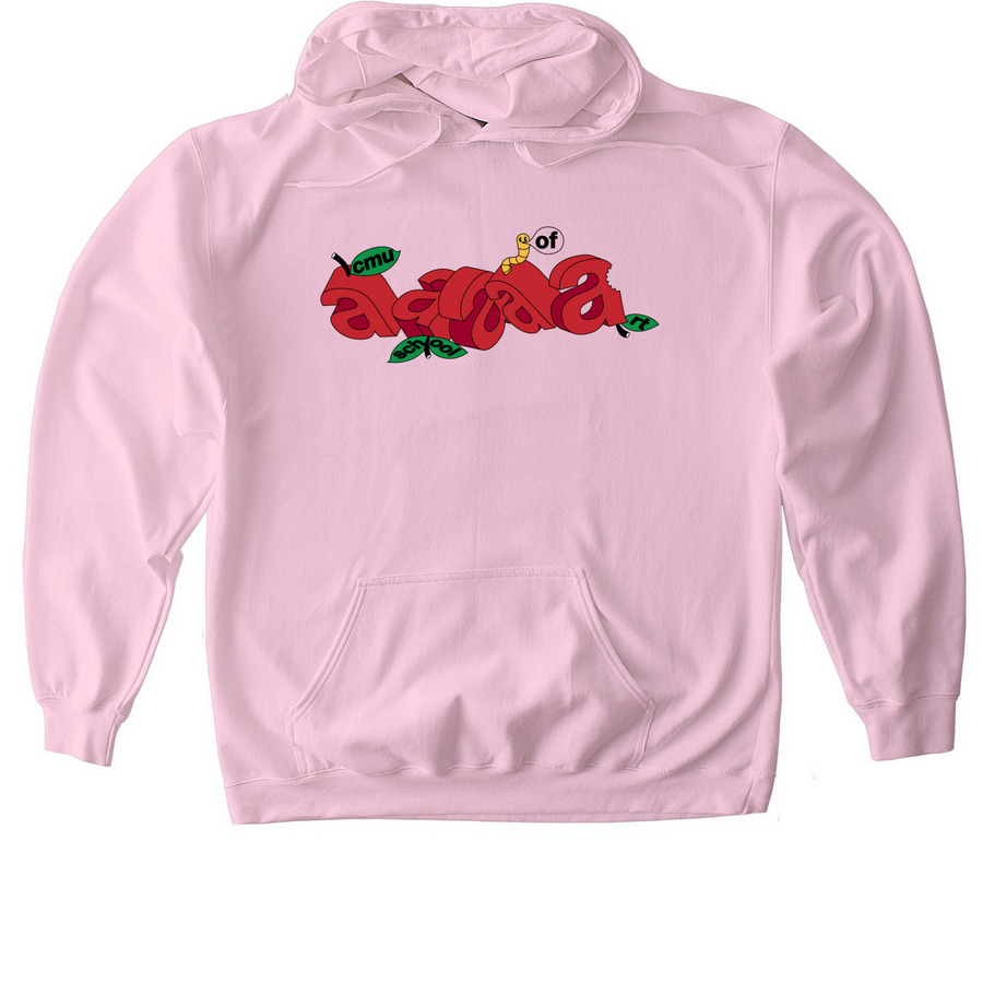 2021 Carnegie Mellon School of Art Sweatshirt, a Light Pink Gildan Softstyle Pullover Hoodie