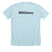 SMUDGE YOURSELF, a Heather Ice Blue Premium Unisex Tee (back-view)