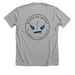 Wings on Water Alternative Design 2, a Athletic Heather Premium Unisex Tee (back-view)