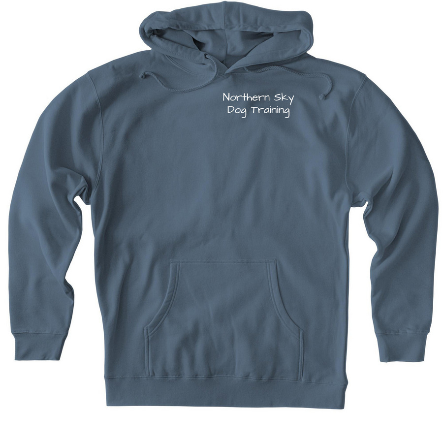 Summer '25, a Storm Blue Heavyweight Pullover Hoodie