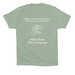 we lala love you, a Dusty Blue Premium Cotton Tee (back-view)