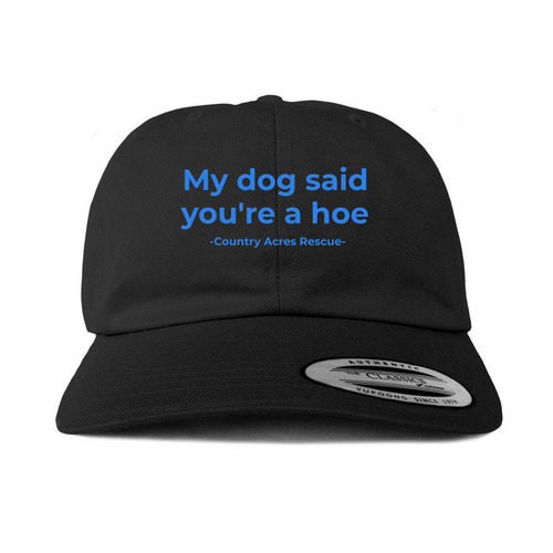 Funny Hat, a Black Printed Classic Baseball Cap
