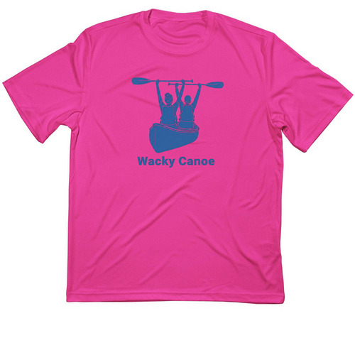 Wacky Canoe, a Neon Pink Classic Performance Tee
