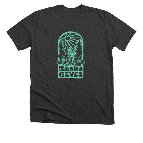 Idaho Gives 2025, a Dark Grey Heather Premium Unisex Tee