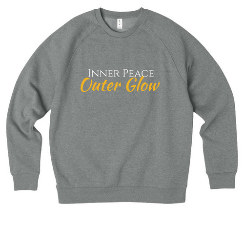 The Glow Collection | Tops, a Aluminum Grey Heather Allmade Organic CVC Crewneck Sweatshirt
