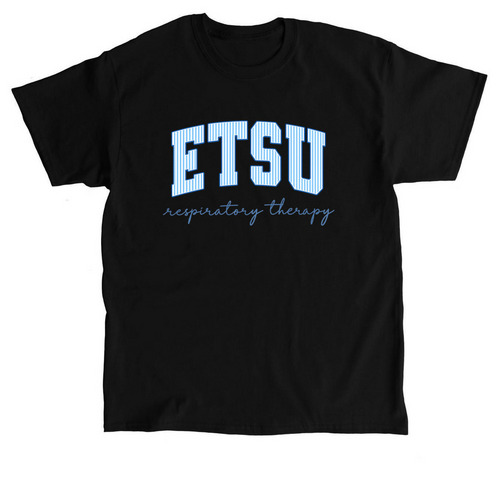 ETSU RT stripes, a Black Classic Unisex Tee