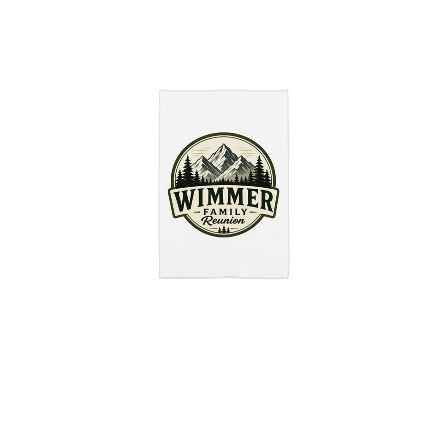 Yard Flags, a White 12" x 18" Yard Flag
