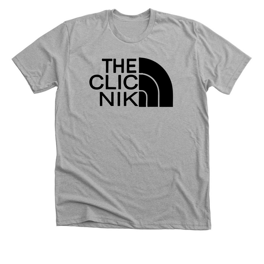 CLIC NIK 28: TNF JAWN&nbsp;, a Athletic Heather Premium Unisex Tee