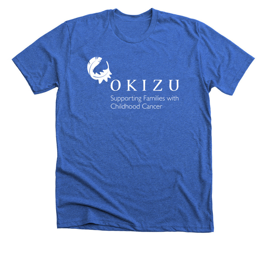 Classic Okizu, a Heather True Royal Premium Unisex Tee