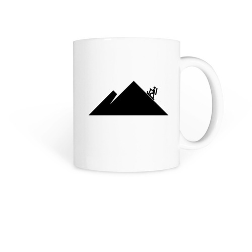 Climb Every Mountain Mug, a White Coffee Mug
