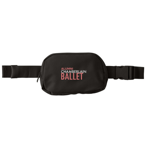 Matte Hip Pack-(Alumni Logo)&nbsp;, a Deep Black Matte Hip Pack