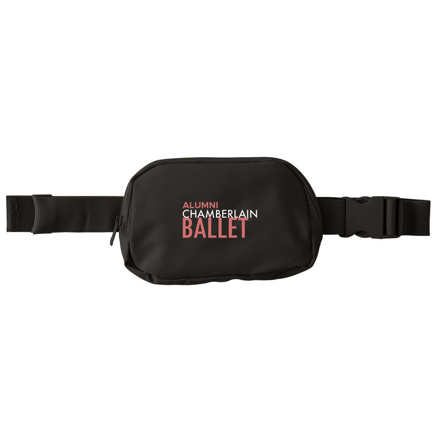 Matte Hip Pack-(Alumni Logo)&nbsp;, a Deep Black Matte Hip Pack