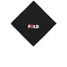 The Fold Bandana, a Black Cotton Bandana