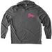 Sissy Styles, a Aluminum Grey Allmade Eco Triblend Hoodie Tee
