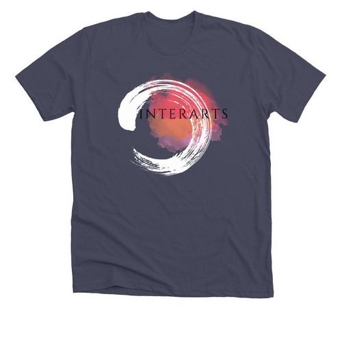 InterArts, a Heather Midnight Navy Premium Unisex Tee