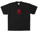 Please Recycle, a Black Heavyweight Garment Dye Tee