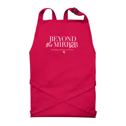 Salons by JC - Beyond The Mirror (Pink), a Hot Pink Recycled Bib Apron