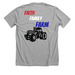 Farming with Chael&nbsp;, a Athletic Heather Premium Unisex Tee (back-view)