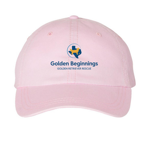 GBGRR Hats, a Pink Printed Pigment Dye Baseball Cap