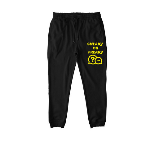 Sneaky Or ???, a Black Stanley/Stella Unisex Flyer Jogger