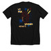 Heart Fixers, a Solid Black Blend Premium Unisex Tee (back-view)