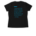 HB Women's Black T-Shirt, a Black Women's Performance Tee (back-view)