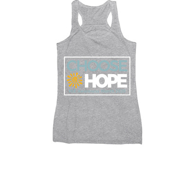 Choose Hope, a Athletic Heather Women's Racerback