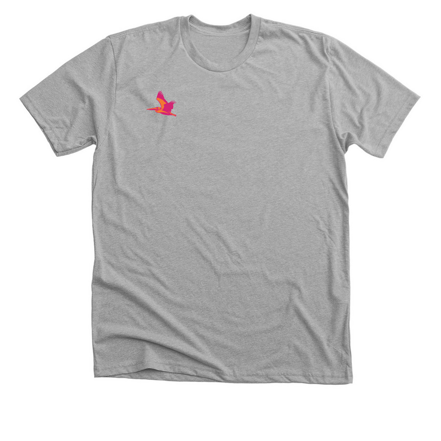 Strawbango Groovy Tee, a Athletic Heather Premium Unisex Tee