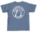 BIG BACKS ONLY CLUB, a Blue Jean Comfort Colors Unisex Tee (back-view)