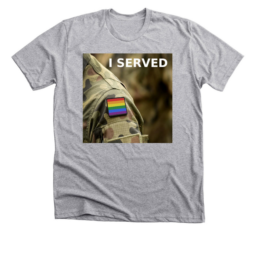 I Served premium tee design