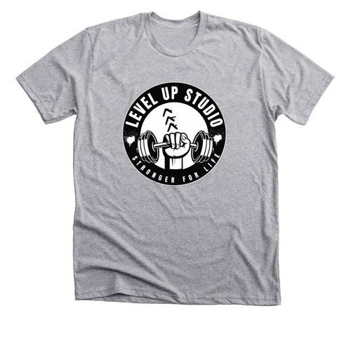 Stronger For Life, a Athletic Heather Premium Unisex Tee