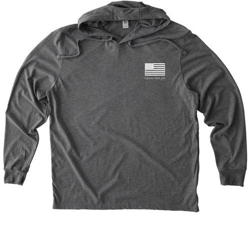 Derp Mode Activated - Yellow Lab, a Aluminum Grey Allmade Eco Triblend Hoodie Tee