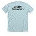 Ann's 80th Birthday Shirt 1, a Heather Ice Blue Premium Unisex Tee (back-view)