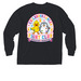 Fight Club - Adult Pocket Shirts, a Black Comfort Colors Long Sleeve Pocket Tee (back-view)