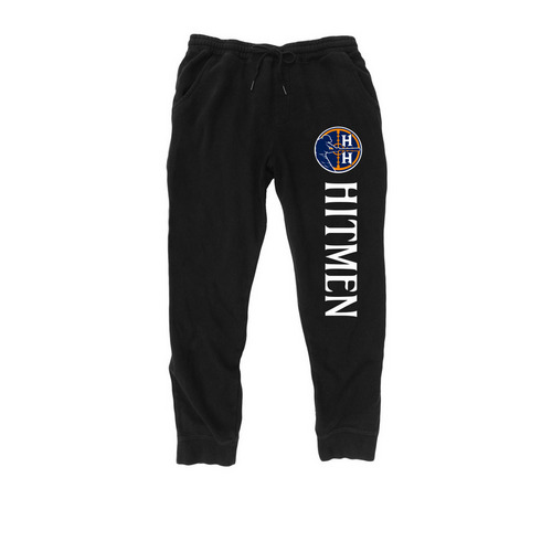 Pants, a Black Midweight Fleece Joggers