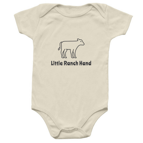 Farm Safety - Baby Ranch Hand, a Natural Infant Onesie