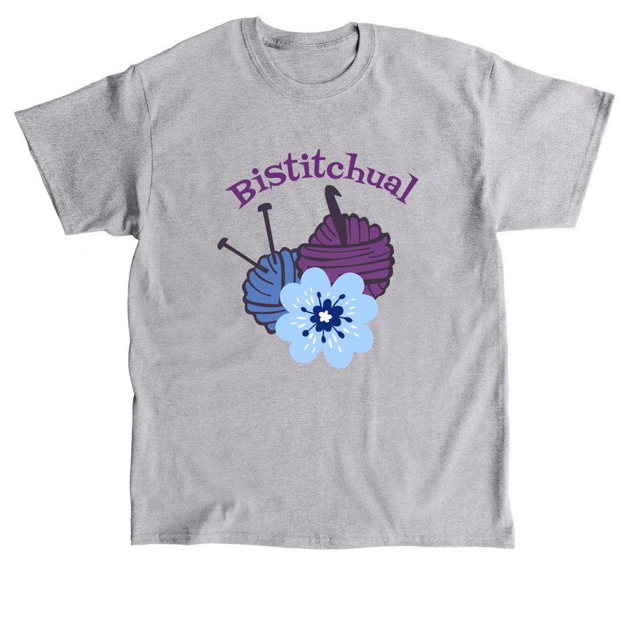 BiStitchual, a Sport Grey Classic Unisex Tee