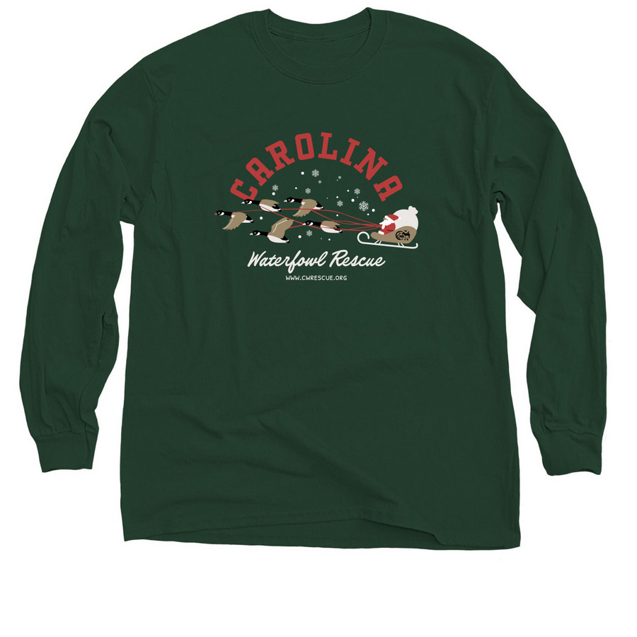 CWR Holiday Shirt, a Forest Green Classic Long Sleeve Tee