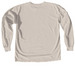 No cows, no sheep, no problem., a Ivory Comfort Colors Long Sleeve Tee (back-view)